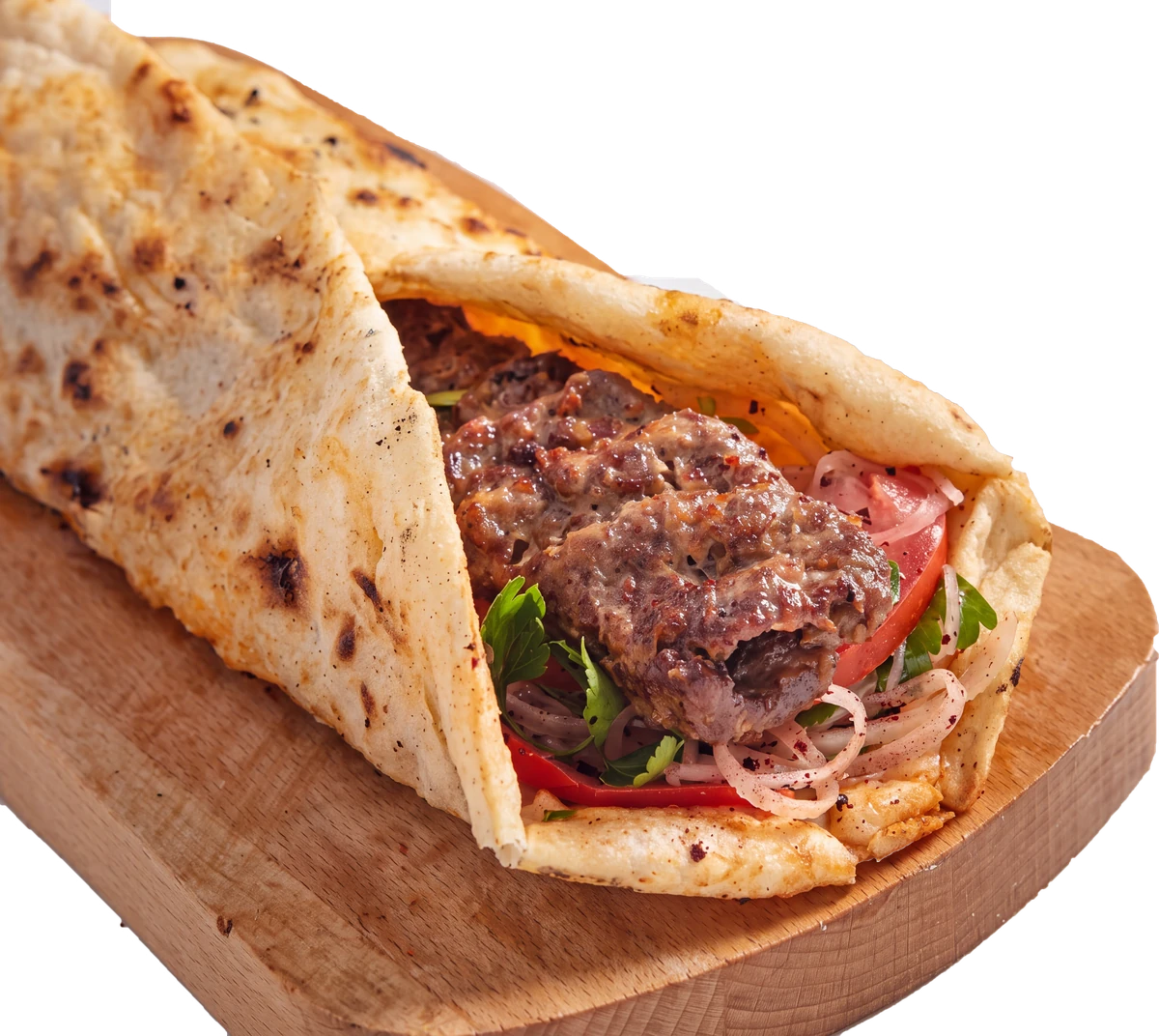 Dürümcü Reşit Usta — Adana dürüm sunumu